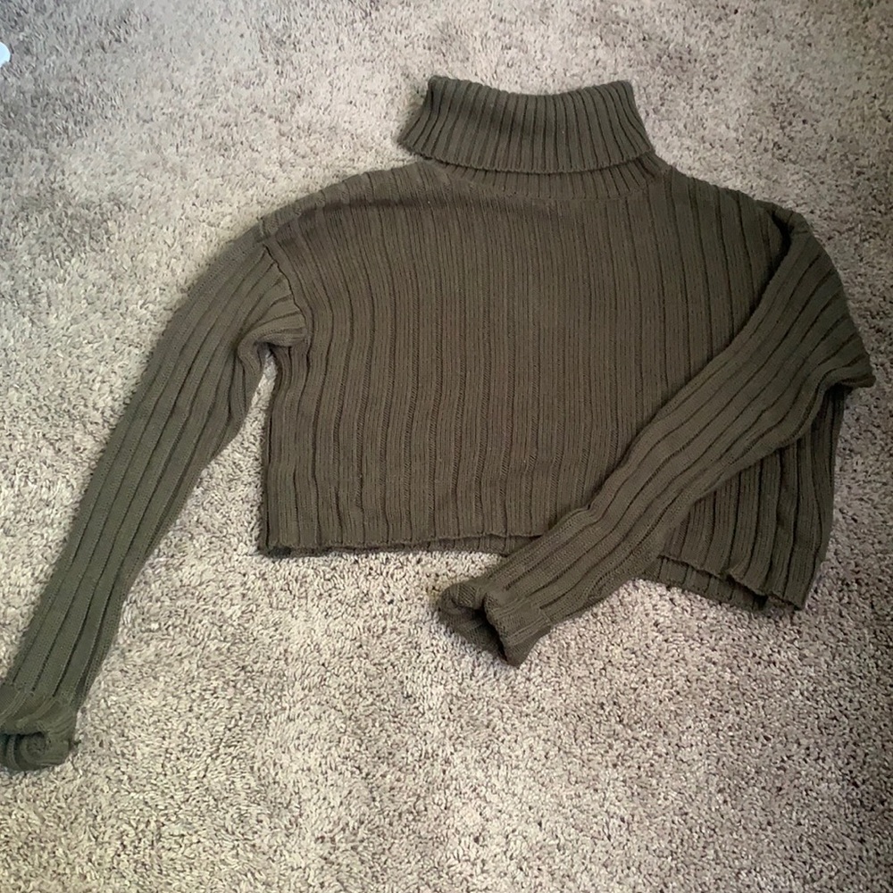 Forever 21 Cropped Turtleneck Sweater